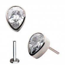 Load image into Gallery viewer, Initial Piercing - Assorted crystal cast Labrets
