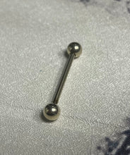 Load image into Gallery viewer, Initial Piercing - Tongue Bar - Assorted Colours
