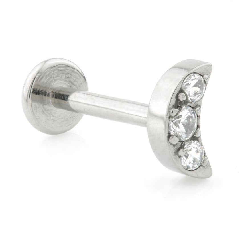 Screw Fit Titanium Labret bar 1.2 x 8mm